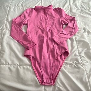 NWOT ANTHROPOLOGIE pink bodysuit
